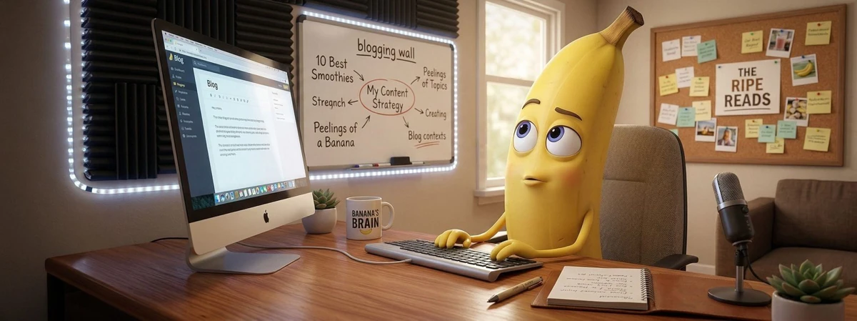 Mr. Happy Banana explora o guia