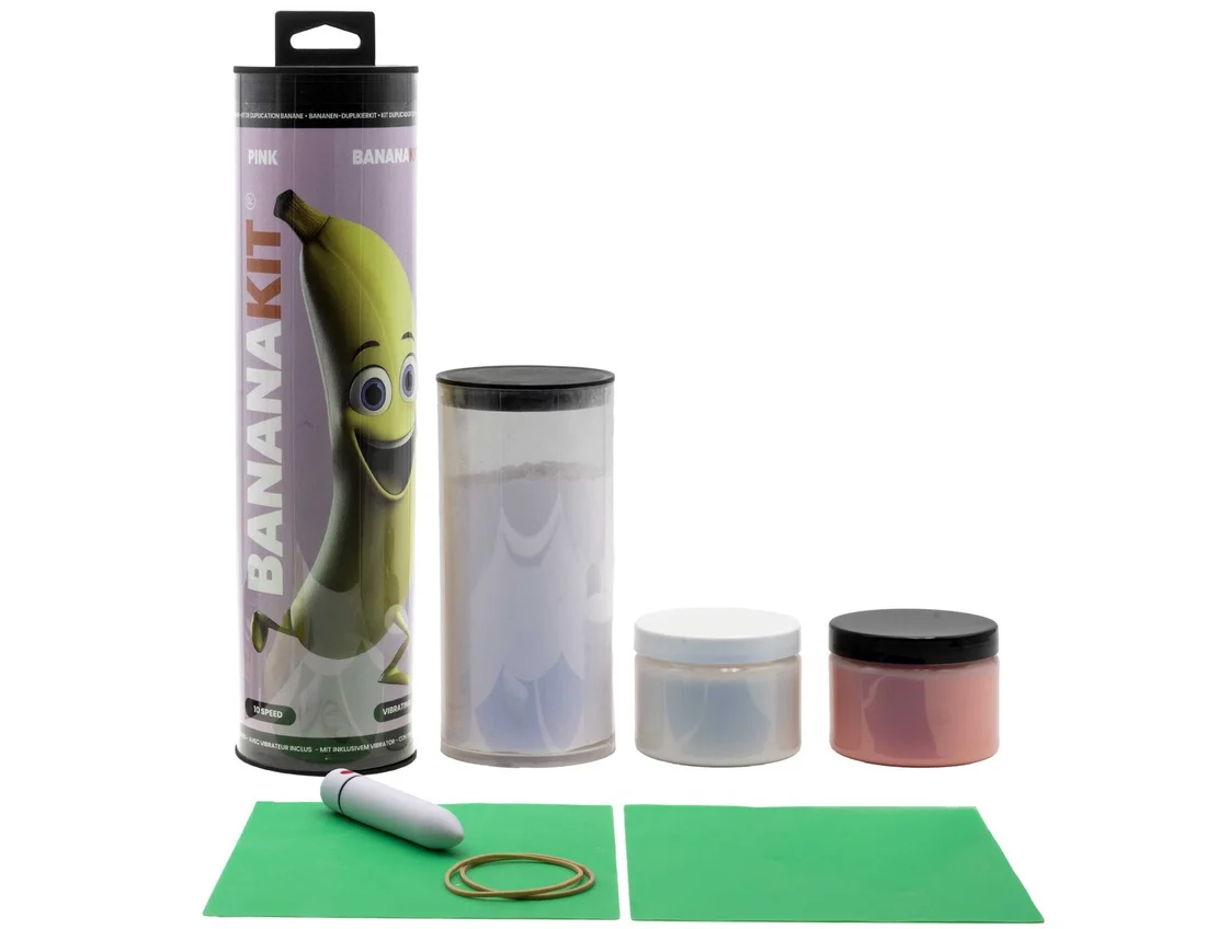 Kit Bananakit Rosa com os componentes incluídos
